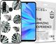 Alogy Glass Armor Case do Huawei P30 Lite Liście uniwersalny 8