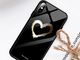 Alogy Glass Armor Case do Apple iPhone XS Max czarne serce uniwersalny 3