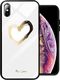 Alogy Glass Armor Case do Apple iPhone X/XS białe serce uniwersalny 1
