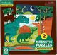 Mudpuppy Puzzle magnetyczne Dinozaury 4