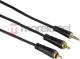 Kabel Hama Jack 3.5mm - RCA (Cinch) x2 1.5m czarny (991222980000) 1
