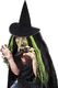 GoDan Kapelusz czarownicy flokowany na Halloween - 1 szt. uniwersalny 1