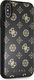 Guess Guess GUHCPXTGGPBK iPhone X/Xs czarny /black hard case Peony G Double Layer Glitter uniwersalny 5