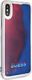 Guess Guess GUHCPXGLCRE iPhone X/Xs czerwony /red hard case California Glow in the dark uniwersalny 5