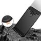 Hurtel Carbon Case elastyczne etui pokrowiec LG Q60 czarny uniwersalny 3