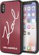 Karl Lagerfeld Etui KLHCPXDLKSRE iPhone X/Xs czerwone 1