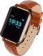 Smartwatch Garett GPS Classic Złoty Brązowy 1