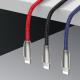 Kabel USB Baseus Torch podświetlany przewód kabel USB / Lightning 2.4A 1m w nylonowym oplocie z diodą LED czarny (CALHJ-C01) 10