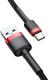 Kabel USB Baseus USB-A - USB-C 3 m Czarno-czerwony (CATKLF-U91) 6