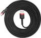 Kabel USB Baseus USB-A - USB-C 3 m Czarno-czerwony (CATKLF-U91) 7