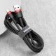 Kabel USB Baseus USB-A - USB-C 3 m Czarno-czerwony (CATKLF-U91) 8