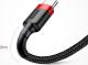 Kabel USB Baseus USB-A - USB-C 3 m Czarno-czerwony (CATKLF-U91) 9