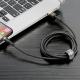 Kabel USB Baseus USB-A - Lightning 3 m Czarno-złoty (CALKLF-RV1) 6