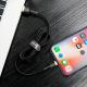 Kabel USB Baseus USB-A - Lightning 3 m Czarno-złoty (CALKLF-RV1) 8
