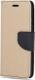 TelForceOne Pokrowiec Smart Fancy do Samsung A20e (SM-A202F) złoto-czarny 1