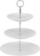 Excellent Houseware Patera 3-piętrowa na ciastka ciasto porcelanowa (150153) 1