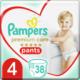 Pampers Pieluchomajtki Pants Premium Care 4, 9-15 kg, 38 szt. 1