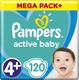 Pampers Active Baby 4+, 10-15 kg, 120 szt. 1