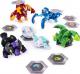 Figurka Bakugan Bitwa zestaw Pyrus Maxotaur i Aquos Mantonoid (6045132/20103992) 1