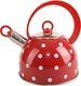 Orion Czajnik stalowy czerwony w kropki 1,8L KARIN uniwersalny 1