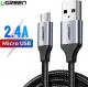 Kabel USB Ugreen USB-A - microUSB 1.5 m Szary (60147) 1