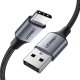 Kabel USB Ugreen USB-A - USB-C 1 m Szary (60126) 3