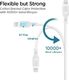 Kabel USB Spigen Spigen C10cl Mfi Type-c To Lightning Cable 100cm White 1