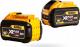 Dewalt zestaw Xr FlexVolt ładowarka DCB118 + 2 akumulatory DCB547 Xr FlexVolt 9.0Ah (DCB118X2-QW) 1