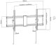 Techly Uchwyt ścienny ICA-PLB-590 43'' - 90'' 4