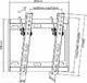 Cabletech Uchwyt ścienny LP34-22T 13'' - 42'' 6