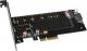 Axagon Adapter PCI-E x4 na 2x M.2 NVMe i SATA + aktywne chłodzenie (PCEM2-DC) 6