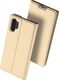 Dux Ducis Dux Ducis Skin Leather etui portfel z klapką SAMSUNG GALAXY NOTE 10+ Plus złote uniwersalny 1
