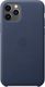 Apple Apple iPhone 11 Pro Leather Case Midnight Blue MWYG2ZM/A 3
