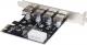 Kontroler LogiLink PCIe 2.0 x1 - 4x USB 3.0 (PC0057) 1
