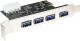 Kontroler LogiLink PCIe 2.0 x1 - 4x USB 3.0 (PC0057) 4