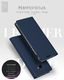 Dux Ducis Etui portfel Dux Ducis Skin Leather HUAWEI MATE 30 LITE granatowe uniwersalny 5