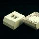 NetRack gniazdo kompletne natynkowe 2xRJ45 8p8c UTP Cat5e LSA - 106-06 1