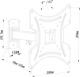 Blow Uchwyt ścienny 76-863 17'' - 42'' 2