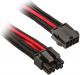 SilverStone ATX/EPS 8-pin - ATX/EPS 8-pin, 0.3m, Czarno-czerwony (SST-PP07-EPS8BR) 1