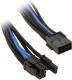 SilverStone PCIe 8-pin - PCIe 8-pin, 0.25m, Niebieski (SST-PP07-PCIBA) 1