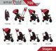 SmarTrike Smart Trike Folding Trike 700 8w1 - czerwony 1