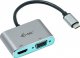 Stacja/replikator I-TEC USB-C - HDMI - VGA Srebrny  (C31VGAHDMIADA) 1