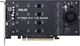 Kontroler Asus PCIe 3.0 x16 - 4x M.2 M-key Hyper M.2 X16 Card V2 (90MC06P0-M0EAY0) 1