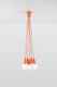 Lampa wisząca Sollux Lampa wisząca DIEGO 5 pomarańczowy 4