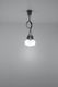 Lampa wisząca Sollux Lampa wisząca DIEGO 3 szara 4
