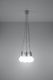 Lampa wisząca Sollux Lampa wisząca DIEGO 5 biała 5