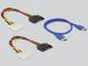 Delock Riser PCI-E x1 > 4 x PCIe x16 z kablem USB 60 cm (41427) 3