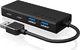HUB USB Icy Box 2x USB-C  + 2x USB-A 3.0 (IB-HUB1426-U3) 1