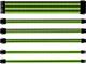 Cooler Master Cooler Master Sleeved Extension Cable Kit, Cable Management (green / black, 30cm) 1