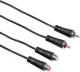 Kabel Hama RCA (Cinch) x2 - RCA (Cinch) x2 3m czarny (001222770000) 1